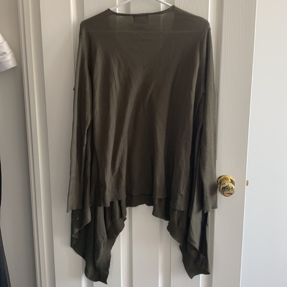 NWT Boutique Brand Long Draped Cardigan - Picture 2 of 3